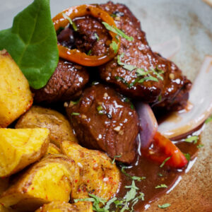 Lomo saltado- Restaurante Guargüero